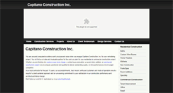 Desktop Screenshot of capitanoconstruction.com